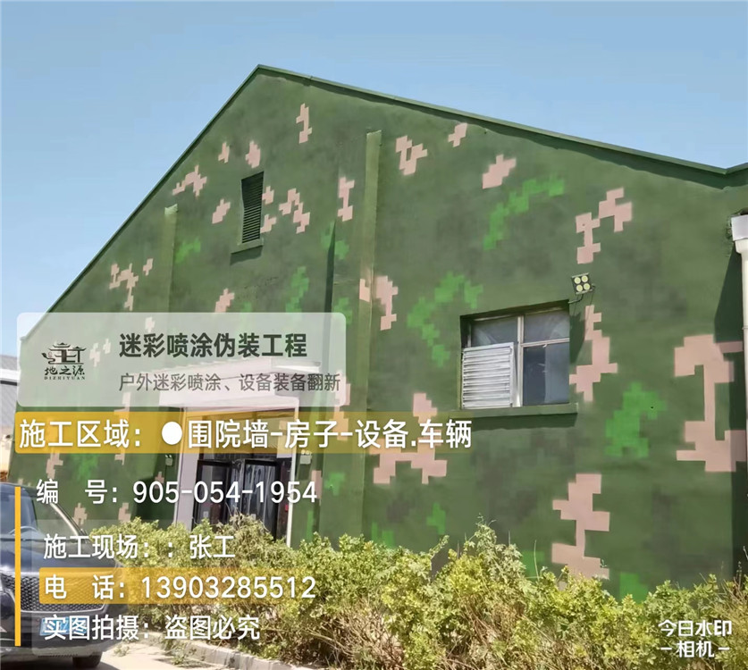枣庄外墙数码迷彩漆施工报价清单（100㎡标准墙面测算）
